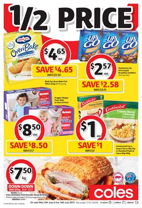 Coles Catalogue Grocery Sale Jul Half Price Sale