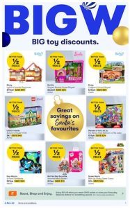 Big W Christmas Toy Sale Nov 2023 Catalogue AU