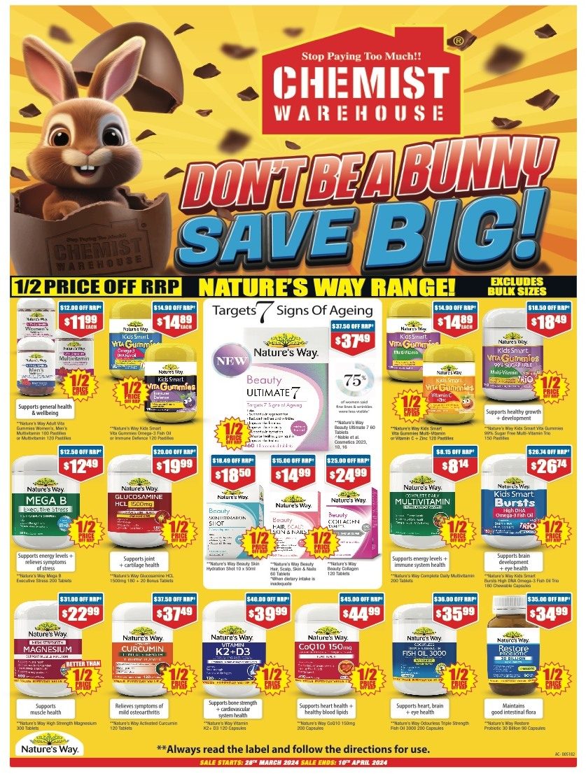 Chemist Warehouse Catalogue Mar Apr Catalogue Au