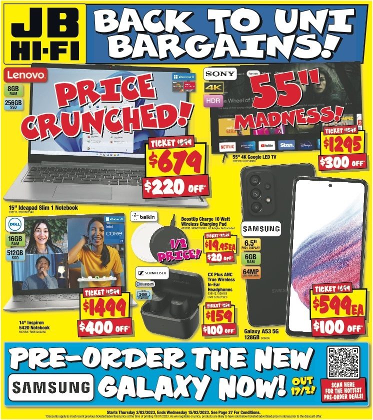 Jb Hi Fi Catalogue Back To Uni Feb Catalogue Au