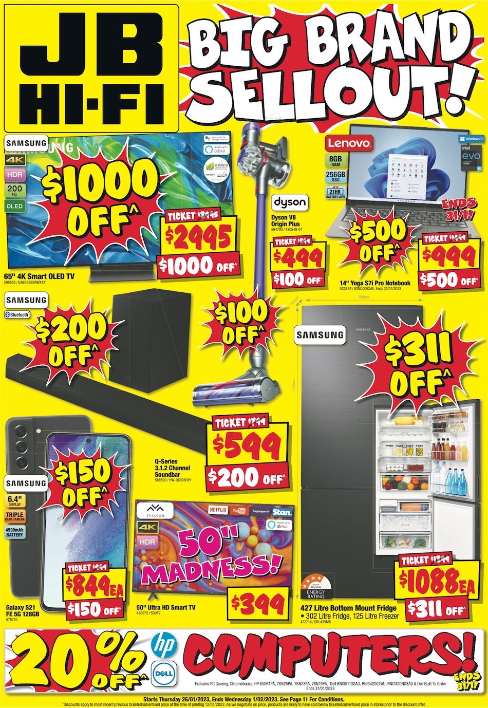 JB Hi Fi Catalogue Big Brand 26 Jan 1 Feb 2023 Catalogue AU