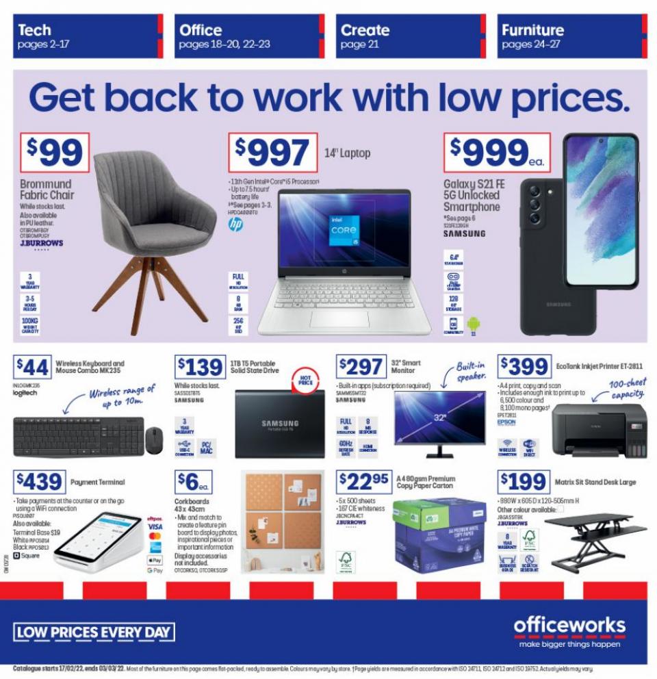 Officeworks Catalogue Feb Mar Catalogue Au