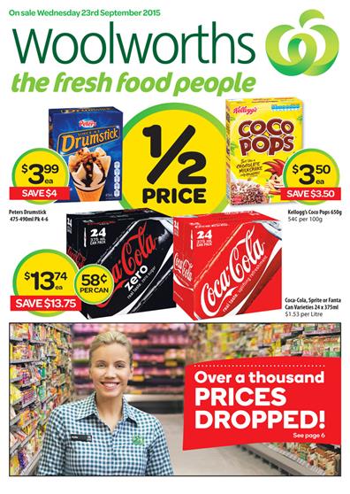 Woolworths Catalogue Specials 21 Sep 2015 - Catalogue AU