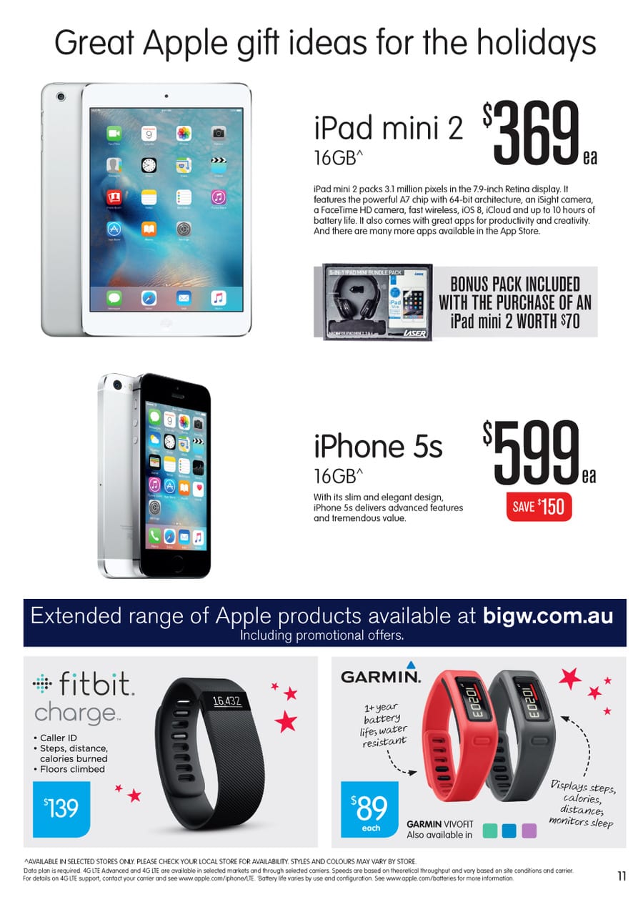 Big W Gift Ideas Catalogue 17 24 Dec 2015 Catalogue AU