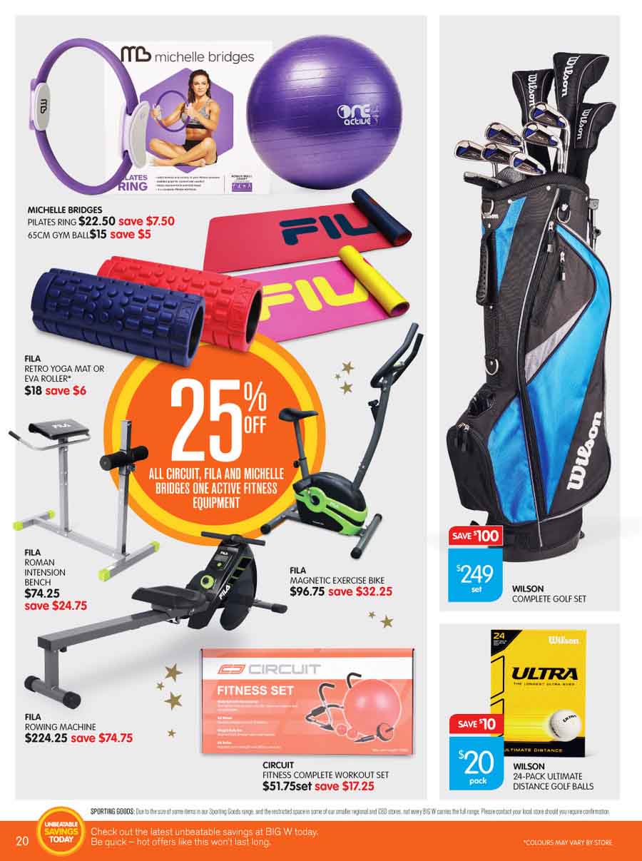 Big W Sports Equipment Catalogue 3 9 Dec 2015 Catalogue AU