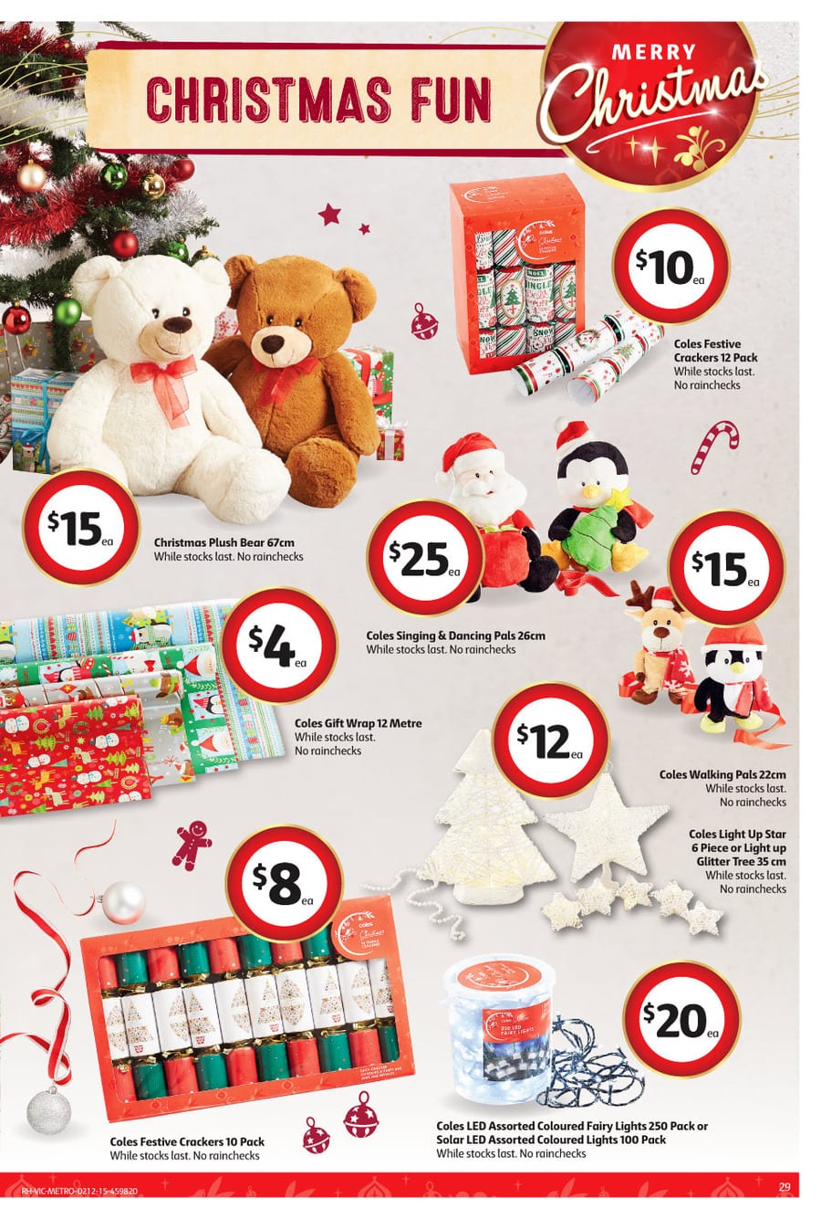 Coles Christmas Decoration Catalogue 2 8 Dec 2015 Catalogue AU