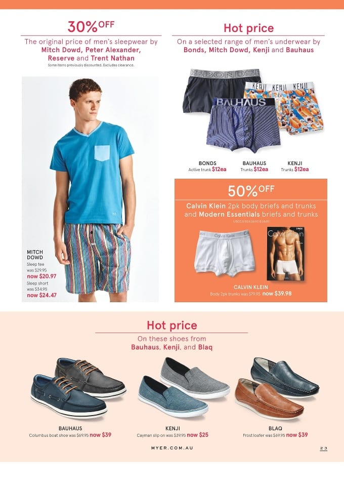 Myer Underwear Catalogue 24 30 Dec 2015 Catalogue AU