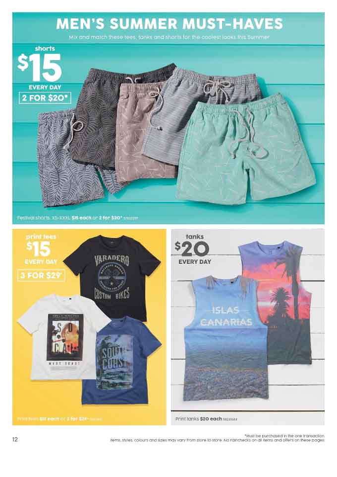 Target Men's Summer Specials Catalogue 3 9 Dec 2015 Catalogue AU
