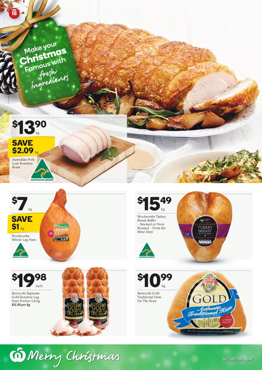 Woolworths Christmas Dinner Catalogue 9 15 Dec 2015 Catalogue AU