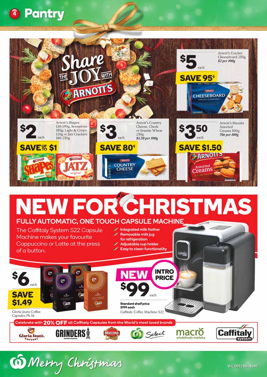 Woolworths Coffee Machine Catalogue 9 15 Dec 2015 Catalogue AU