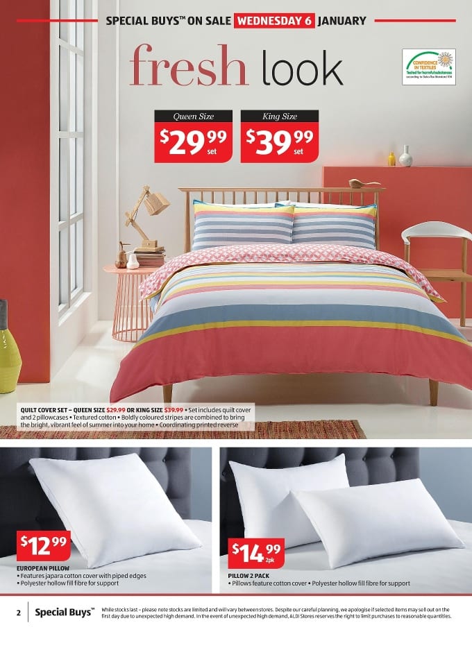 ALDI Bedroom Specials Catalogue 6 12 Jan 2016 Catalogue AU