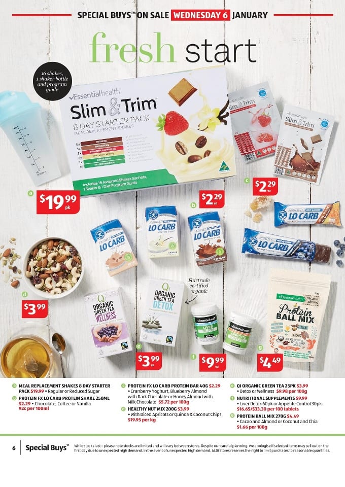 ALDI Healthy Life Specials Catalogue 6 12 Jan 2016 Catalogue AU