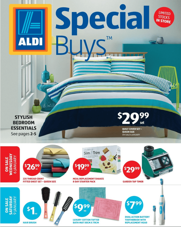 ALDI Special Buys Catalogue 6 - 12 Jan 2016 - Catalogue AU