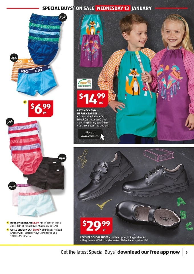ALDI Underwear Catalogue 13 19 Jan 2016 Catalogue AU