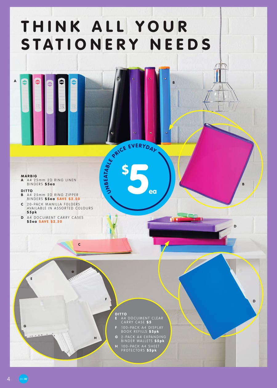 Big W Stationery Needs Catalogue 20 26 Jan 2016 Catalogue AU