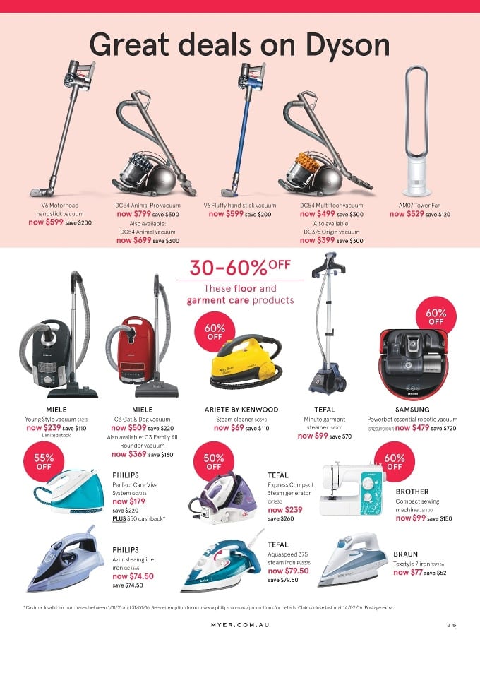 Myer Home Sale Catalogue 20 26 Jan 2016 Catalogue AU