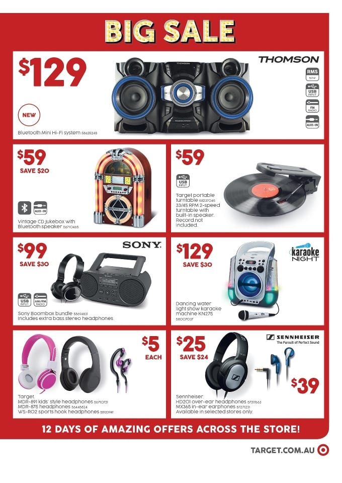 Target Entertainment Catalogue 1 - 6 Jan 2016 - Catalogue AU