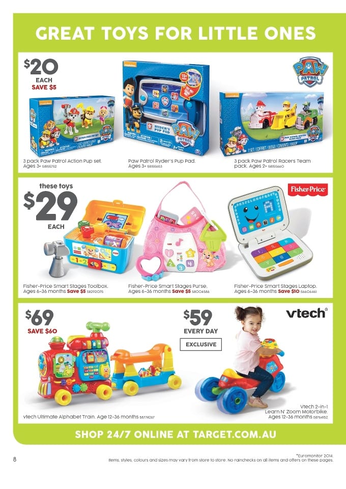 Target Online Toy Catalogue 1 - 6 Jan 2016 - Catalogue AU