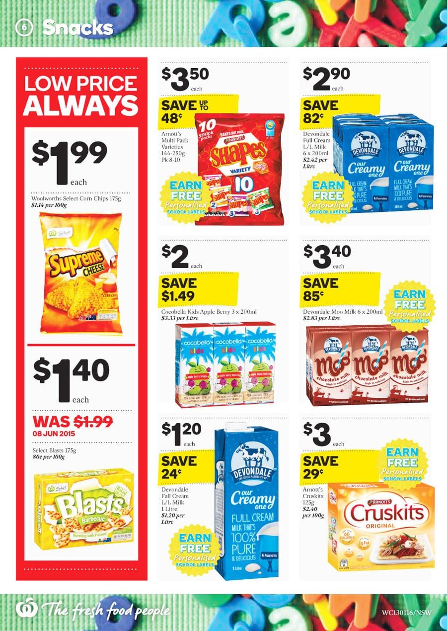 Woolworths Healthy Drinks Catalogue 13 19 Jan 2016 Catalogue AU
