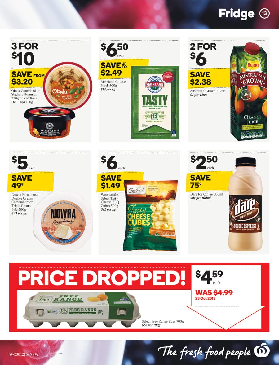 Woolworths New Year Specials Catalogue 1