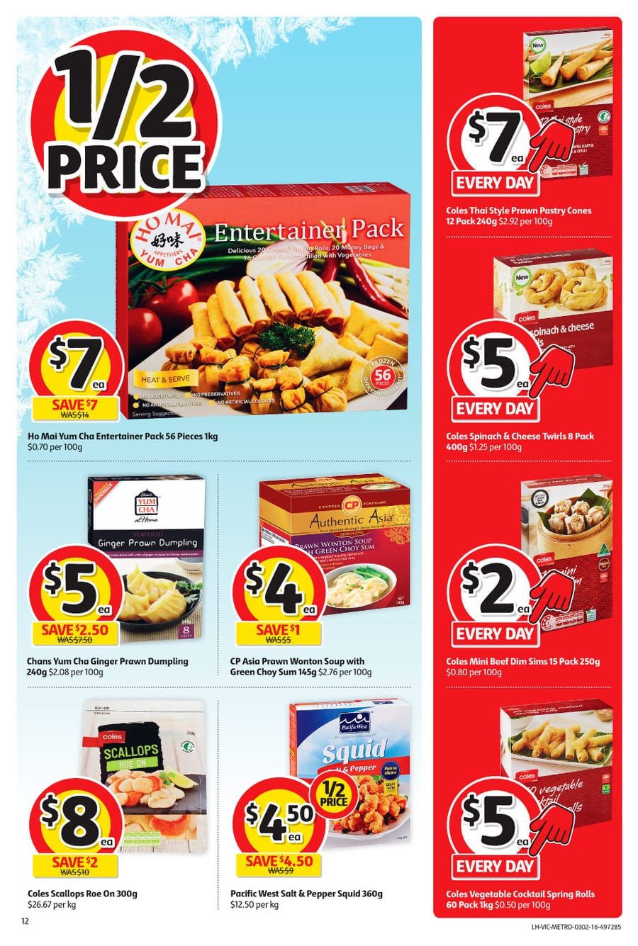 Coles Frozen Food Catalogue 3 9 Feb 2016 Catalogue AU