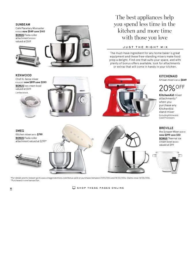 Myer Kitchen Specials Catalogue 10 14 Feb 2016 Catalogue AU