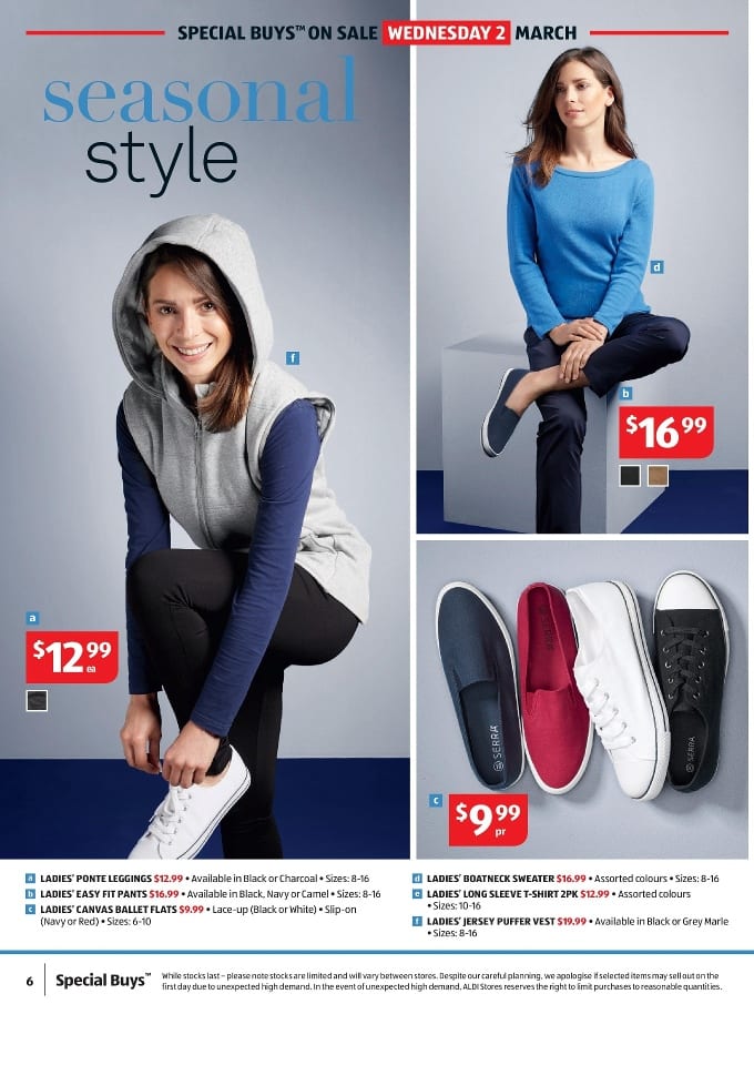 ALDI Woman Wear Catalogue 2 8 Mar 2016 Catalogue AU