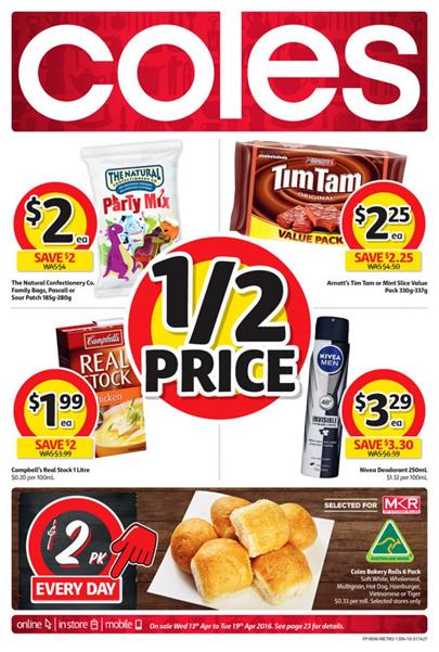 Coles Catalogue Specials 13 Apr 2016 - Catalogue AU