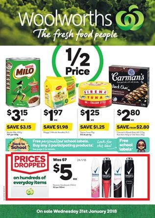 Woolworths Catalogue Deals 31 Jan - 6 Feb 2018 - Catalogue AU