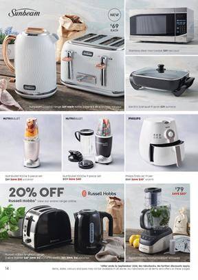 Target Catalogue Home Appliances 13 - 19 Sep 2018 - Catalogue Au