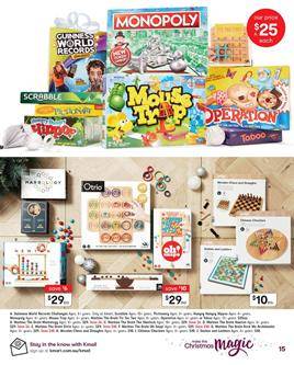 Kmart Catalogue Christmas Board Games and Marvel Set 6 - 19 Dec - Catalogue AU