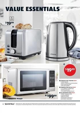 Aldi Catalogue Stainless Steel Kettle - Special Buys Week 9 - Catalogue Au