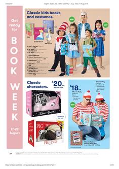 Big W Catalogue Book Week Deals 1 - 14 Aug 2019 - Catalogue AU