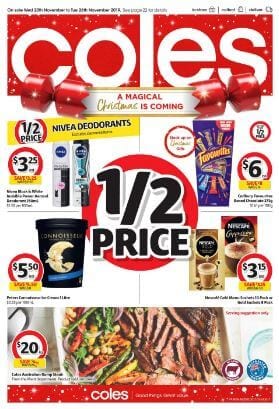 New Catalogue: Coles Christmas Food Sale 20 - 26 Nov 2019 - Catalogue AU