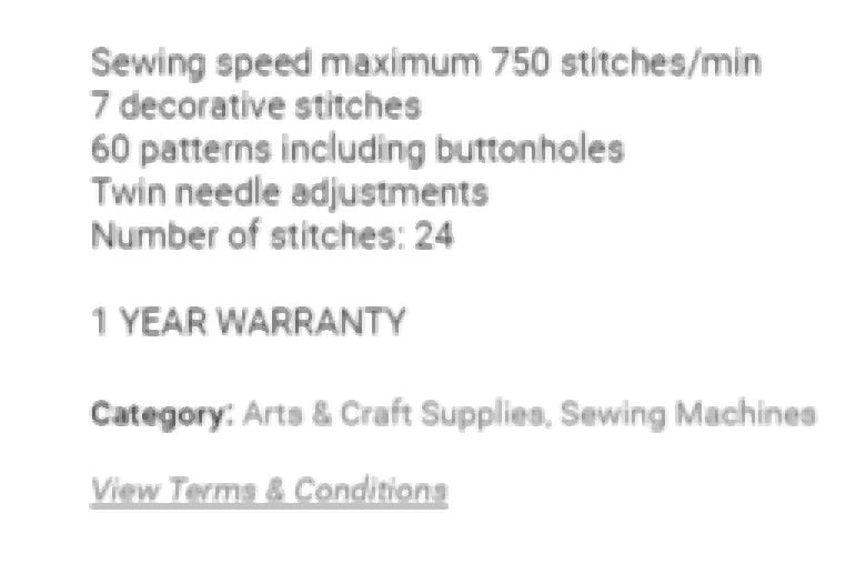 ALDI Stirling Sewing Machine Deal 2 May 2020 Catalogue AU