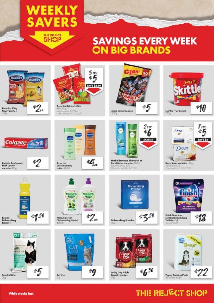 Reject Shop Catalogue Weekly Saver October 2020