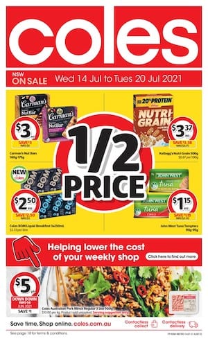 Coles Catalogue 21 - 27 Jul 2021