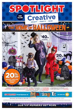 Spotlight Catalogue Halloween 29 Sep - 10 Oct 2021