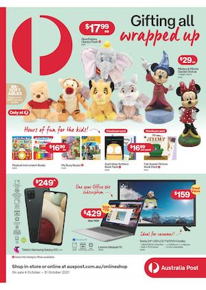 Australia Post Catalogue 4 - 31 Oct 2021