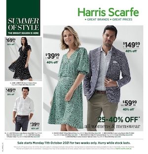 Harris Scarfe Catalogue 11 Oct 2021