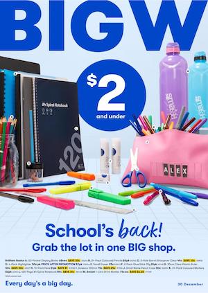 Big W Catalogue Back to School 2022