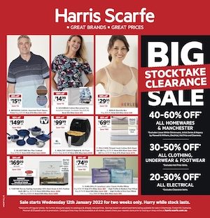 Harris Scarfe Catalogue 13 Jan 2022