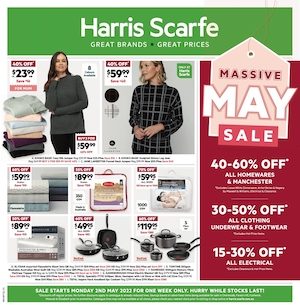 Harris Scarfe Catalogue 2 May 2022