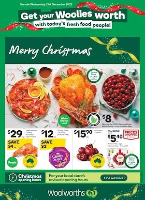 Woolworths Catalogue Christmas 21 - 27 Dec 2022