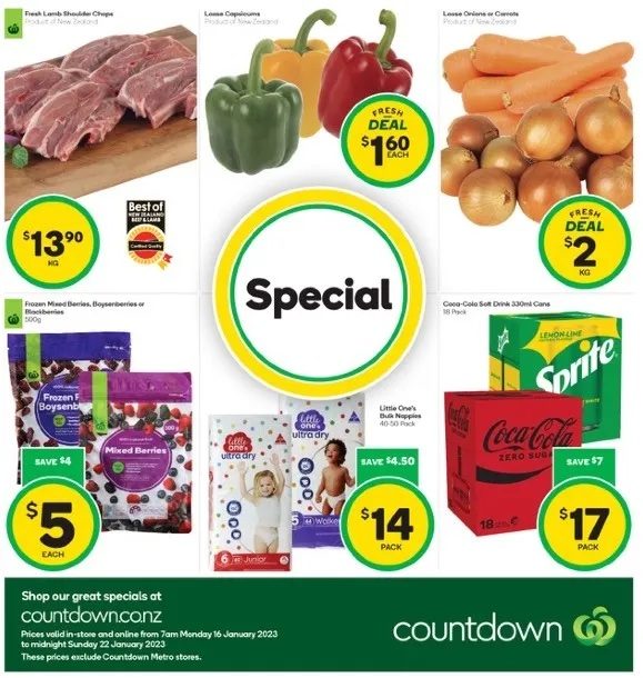 New Mailers 16 Jan 22 Jan Countdown and New World Catalogue AU