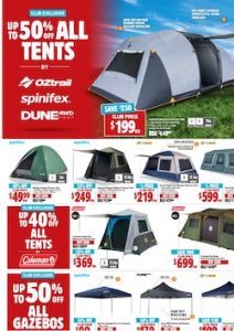 Anaconda HALF PRICES on All Tents Jan 2023