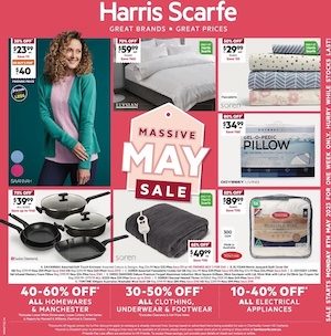 Harris Scarfe Catalogue Massive May Sale 2023