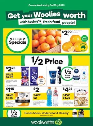 Woolworths Catalogue Deals 3 - 9 May 2023