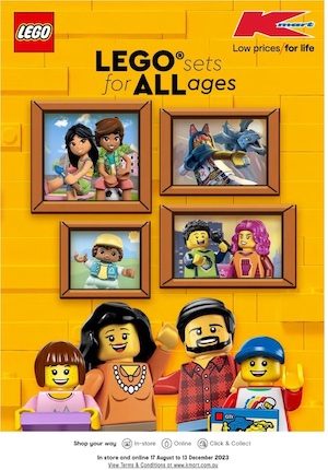 Kmart LEGO Sale 17 Aug - 13 Dec 2023