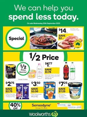 Woolworths Deals 20 - 26 Sep 2023